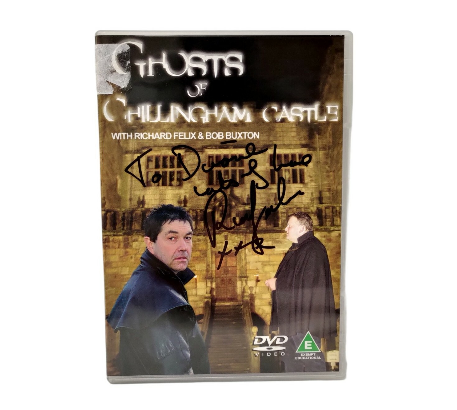 Ghosts Of Chillingham Castle PAL DVD SIGNED Richard Felix Bob Buxton 