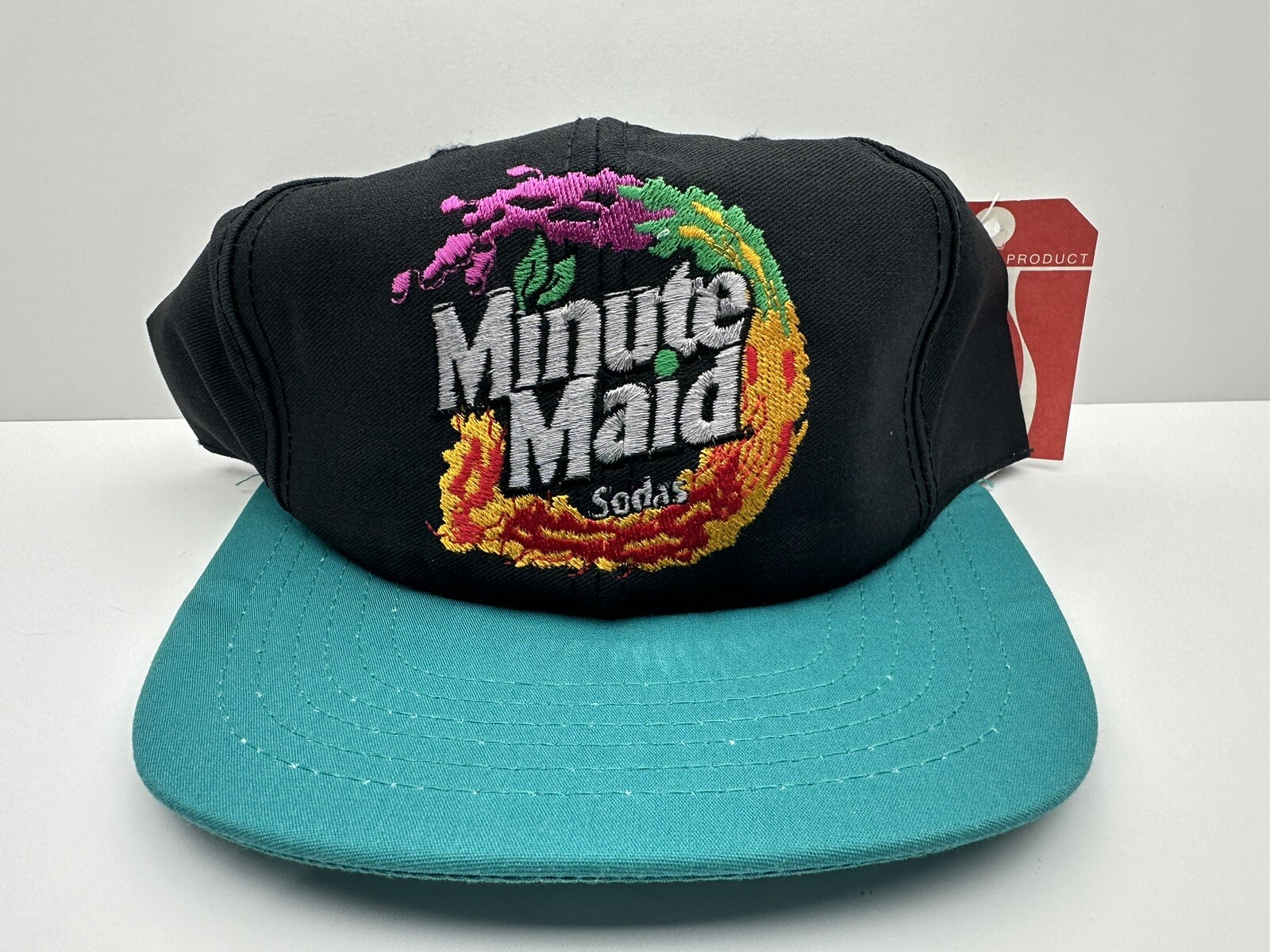 Vintage MINUTE MAID Sodas Cap Hat Snapback The Flav Rage Coca Cola RARE NWT