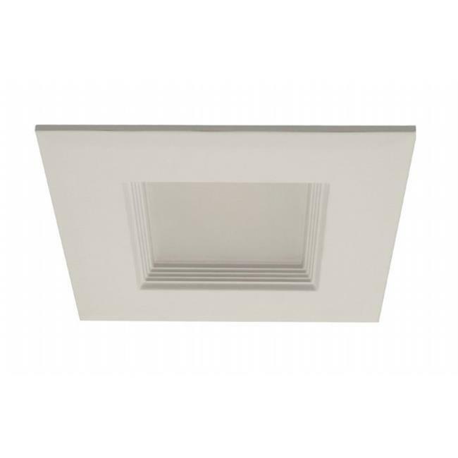 Nicor Lighting DLQ4-10-120-3K-WH D-Series 4 in. 3000K Dimmable LED Square Ret...