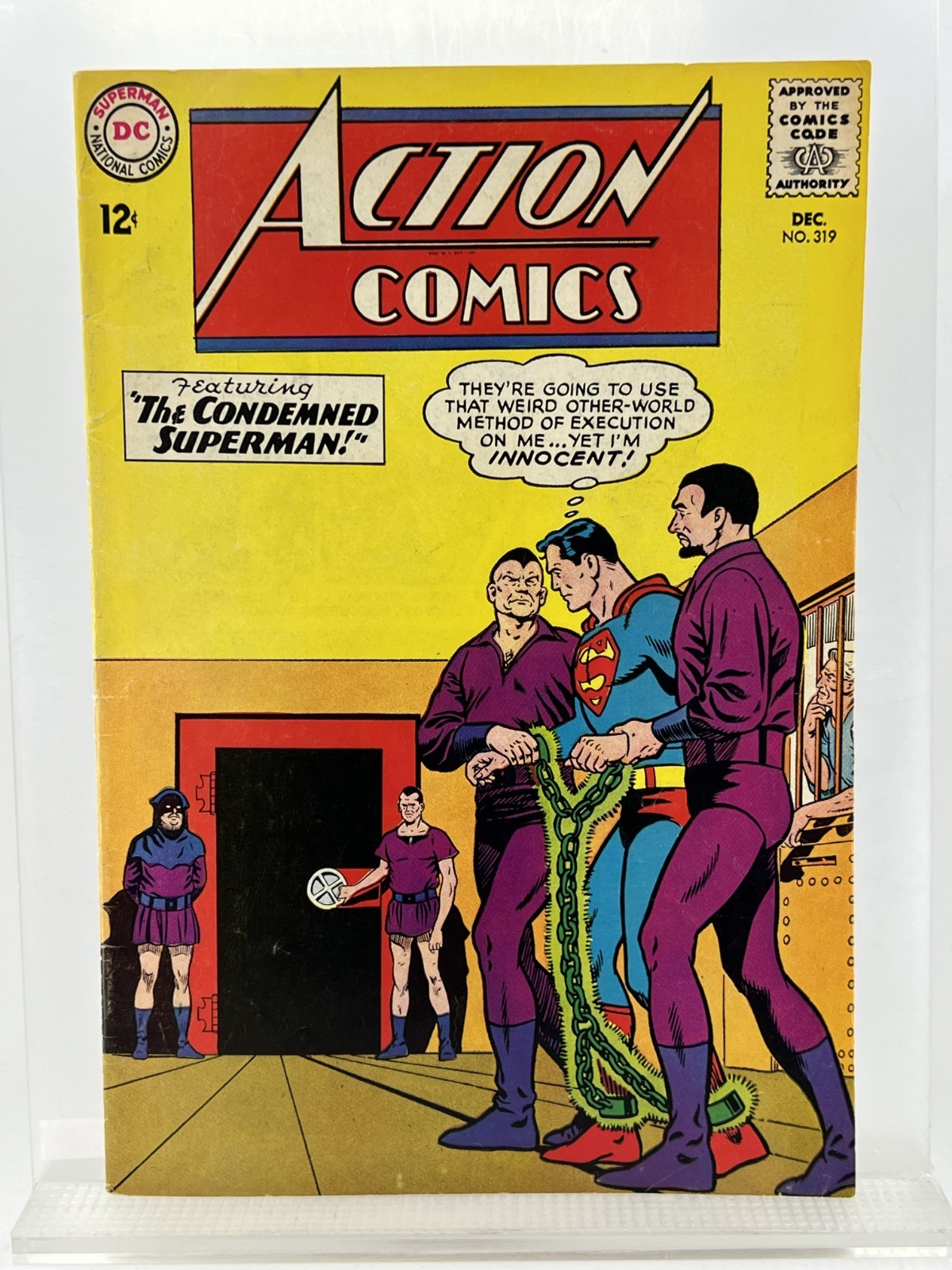 Action Comics 319 ~Est. 7.0-7.5 ~OW pgs ~Lies Flat ~Firm Staples & Centerfold