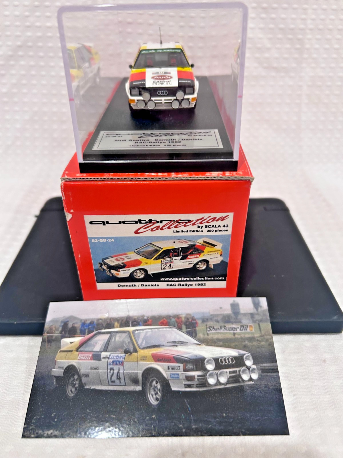 Quattro Collection 1/43 Audi Quattro #24 Demuth/Daniels RAC-Rallye 1982