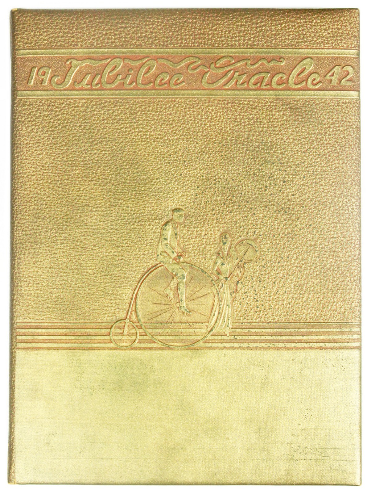 Vintage 1942 Oracle Kern County Union High School Yearbook Annual Bakersfield CA