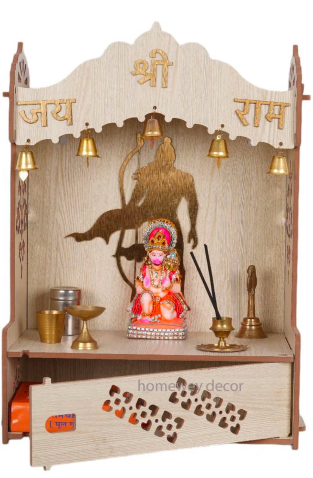 Artistic Temple for Meditation | Divine Mandir for Daily Rituals