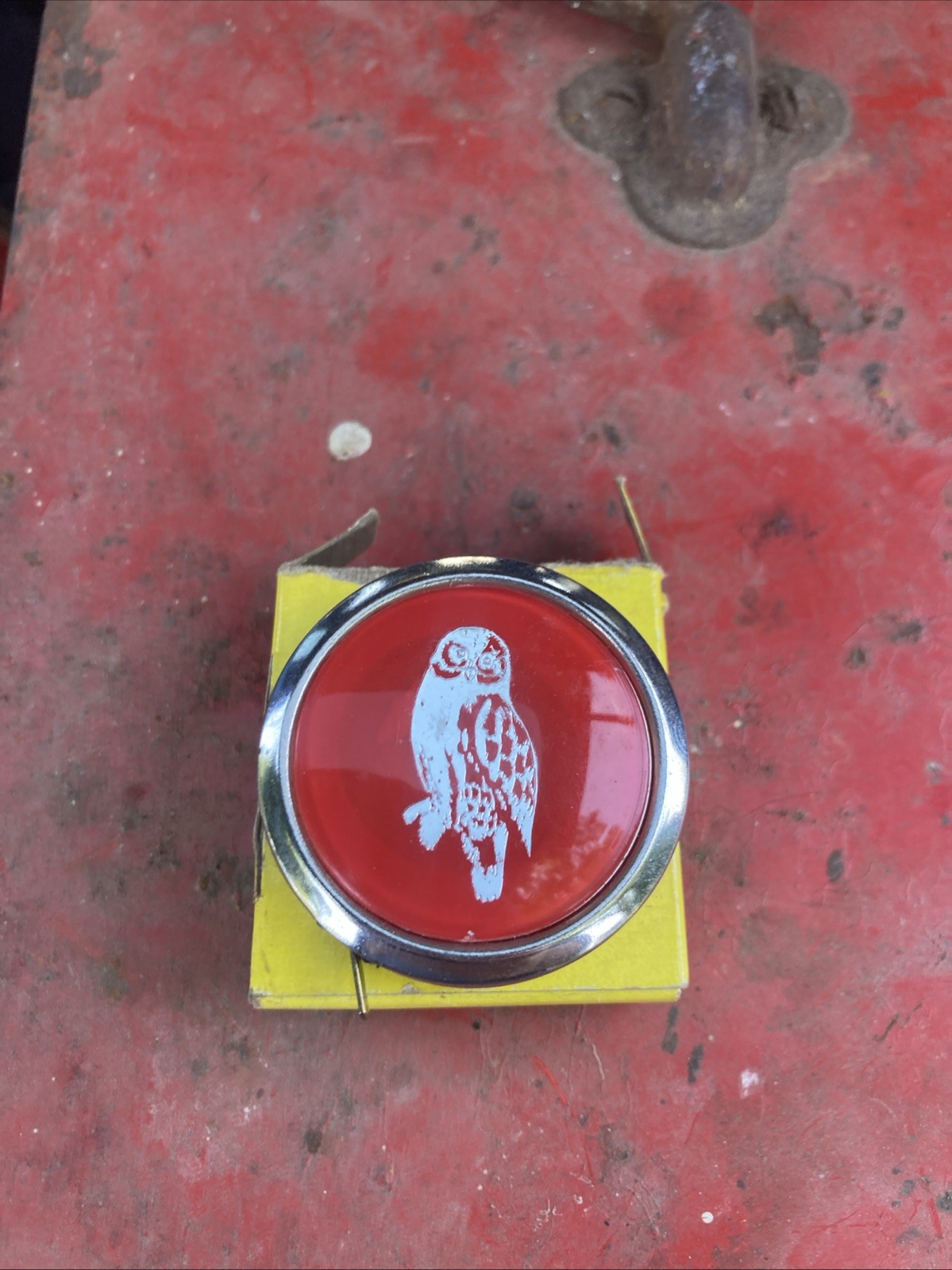 Rare Vintage “HIT” Owl Design 6 Foot Tape Measure. -TD