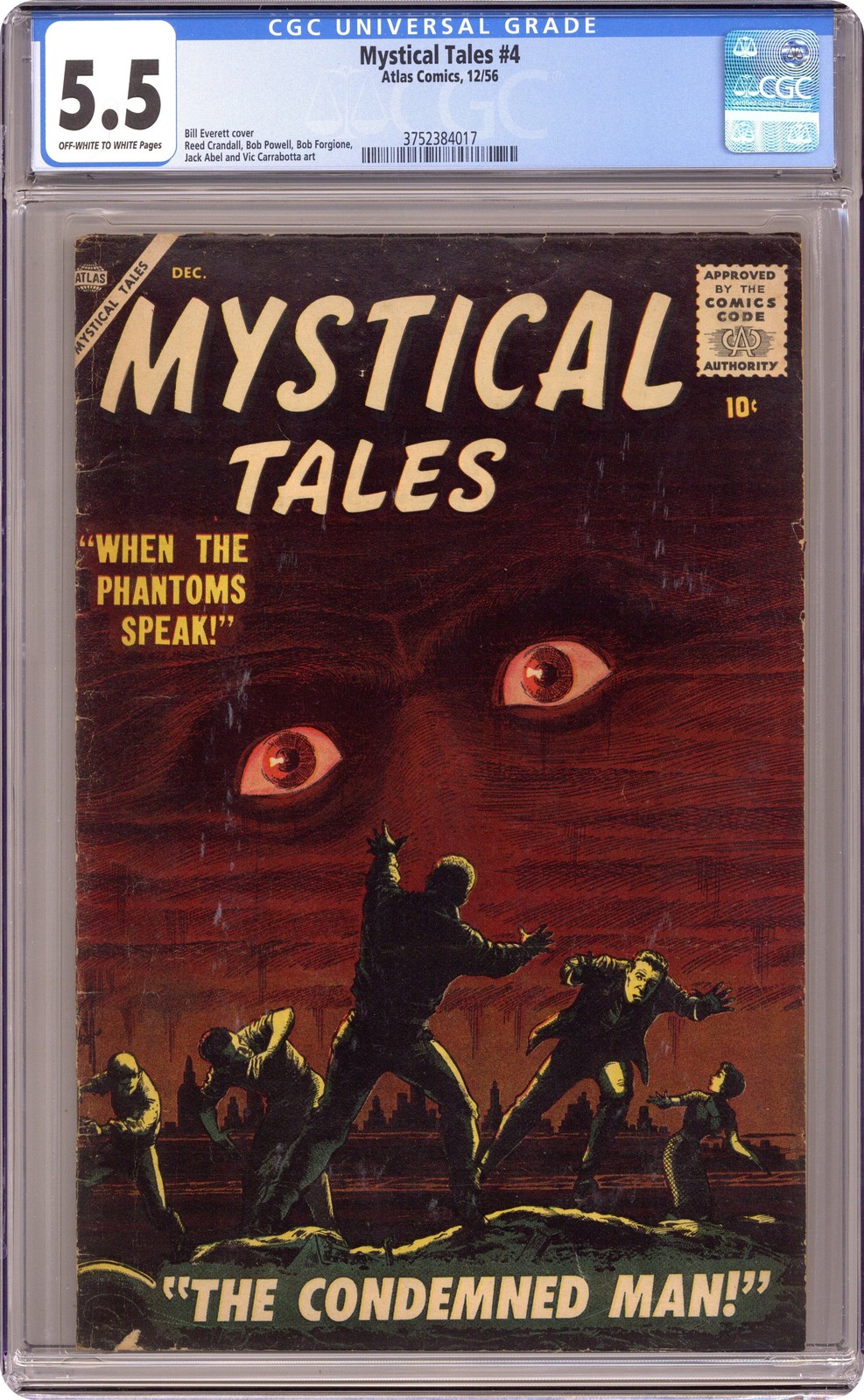 Mystical Tales #4 CGC 5.5 1956 3752384017