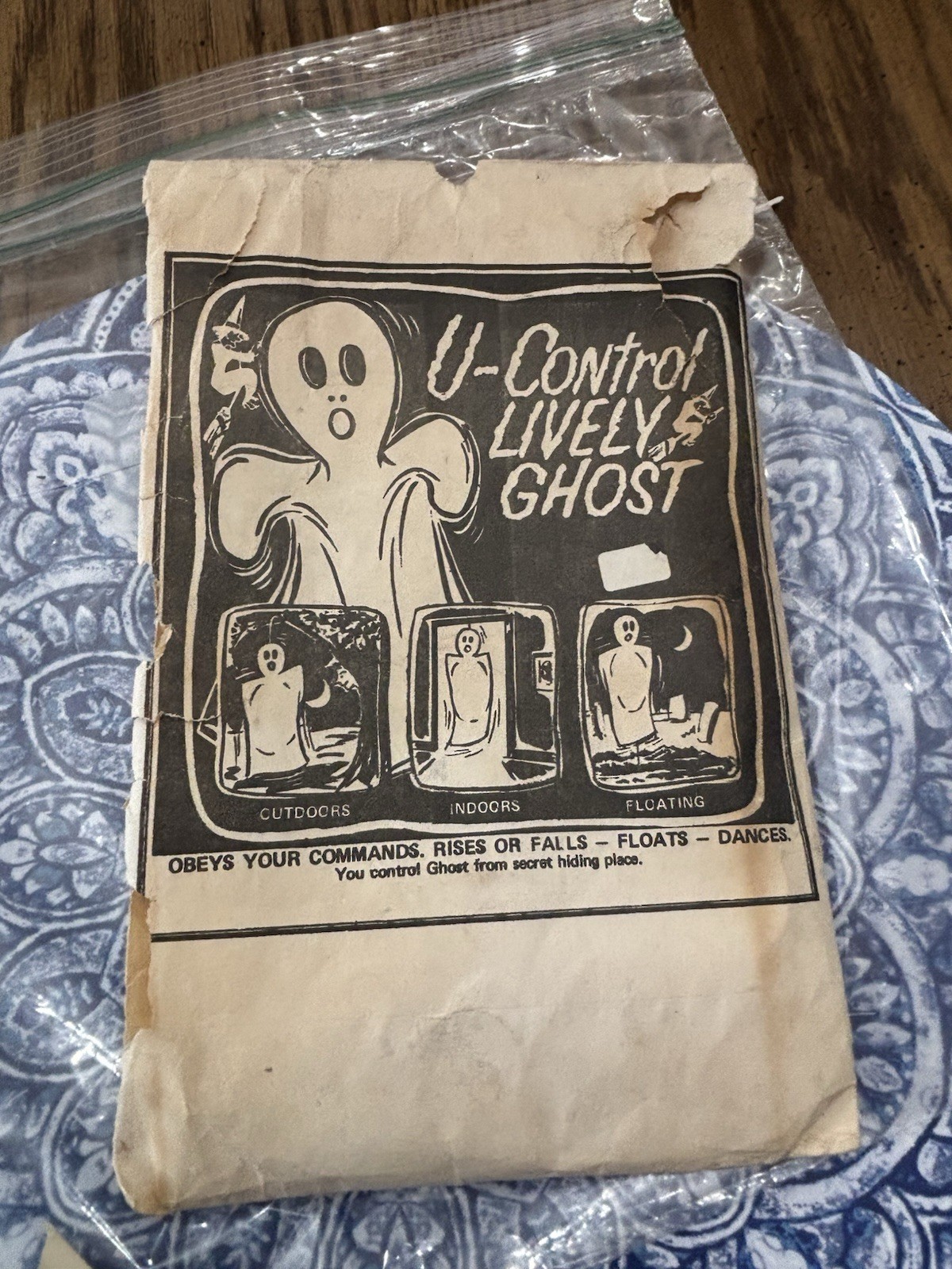 Vintage Johnson Smith U-CONTROL Lively GHOST READ Parts Or Repair