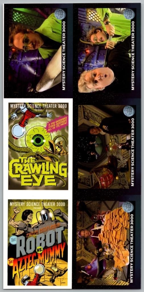 MST3K Ser. 1. Color Proof Sheet Of 6- Cards Including DVD Menu Art Cards #1 & 2