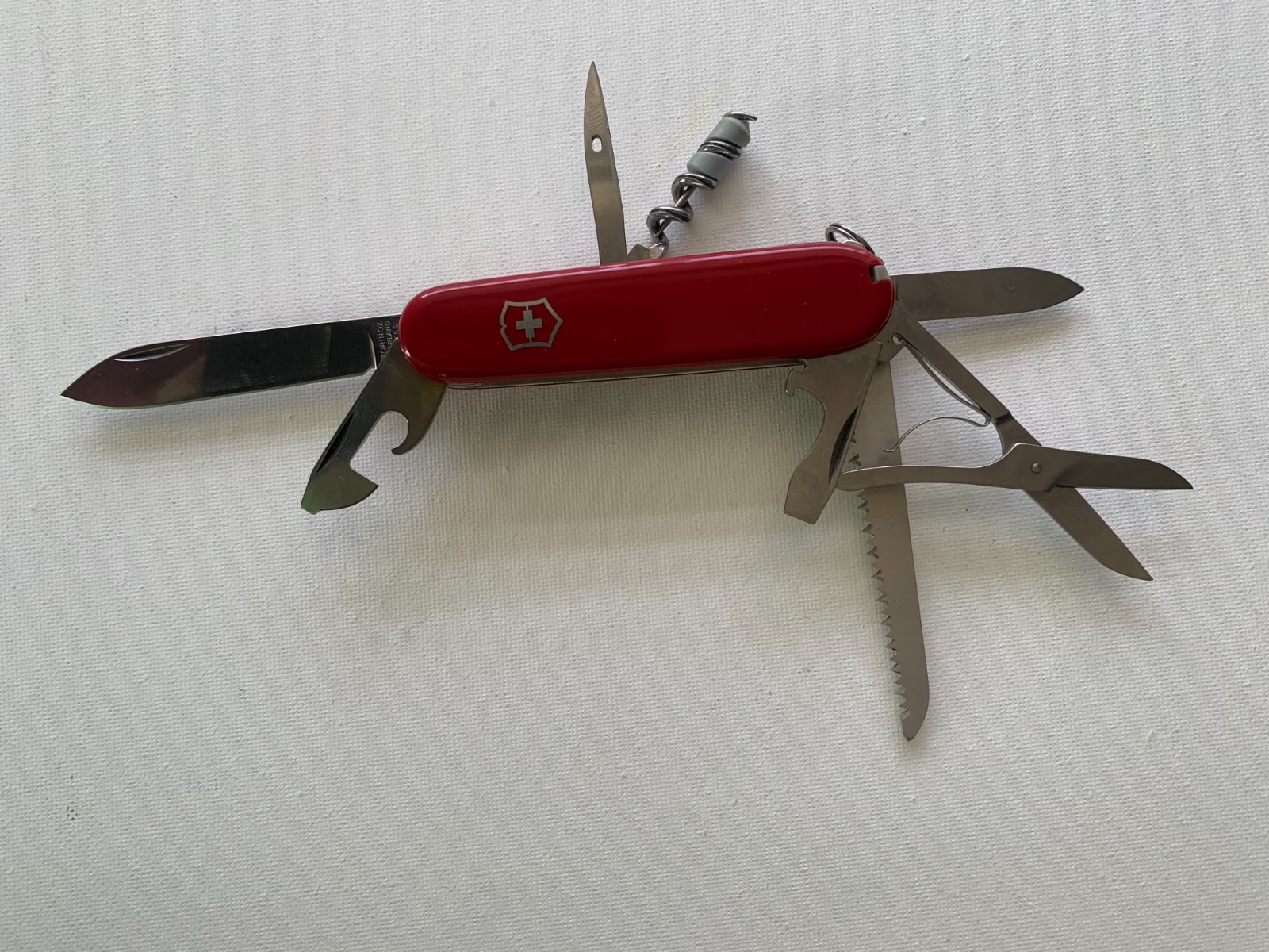 VICTORINOX Swiss Army Knife Huntsman Vintage Pre-1991 Pre-Hook Excellent