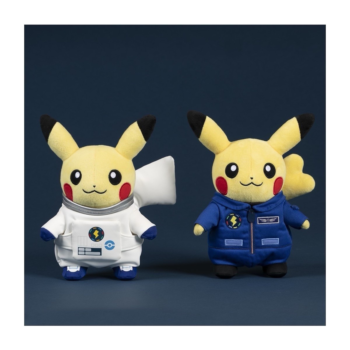 Pokemon ESA: Astronaut Pikachu Couple (Male & Female) Plushes- Presale-