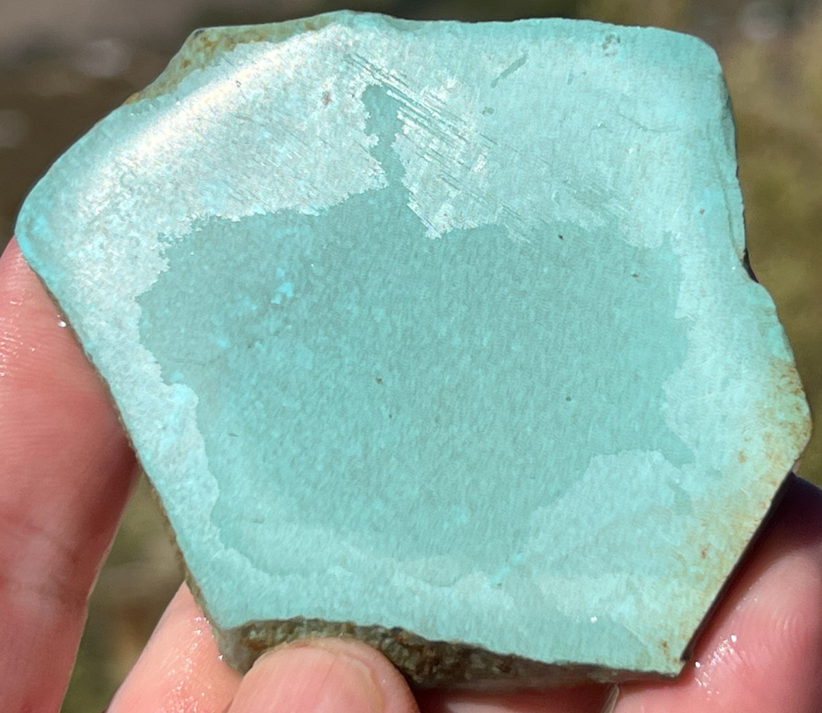 Large Sleeping Beauty Turquoise Slab Old Stock Globe AZ 313cts