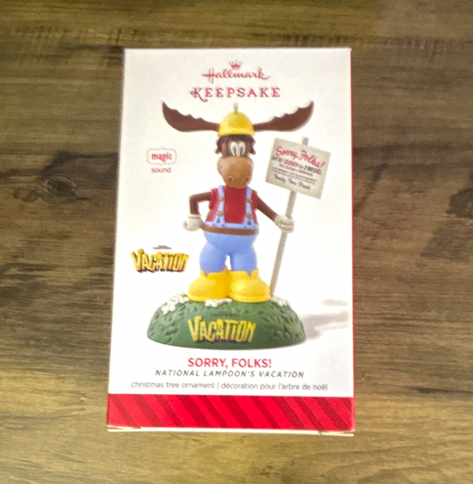 2014 Hallmark Keepsake National Lampoon\'s Vacation Sorry Folks Magic Ornament