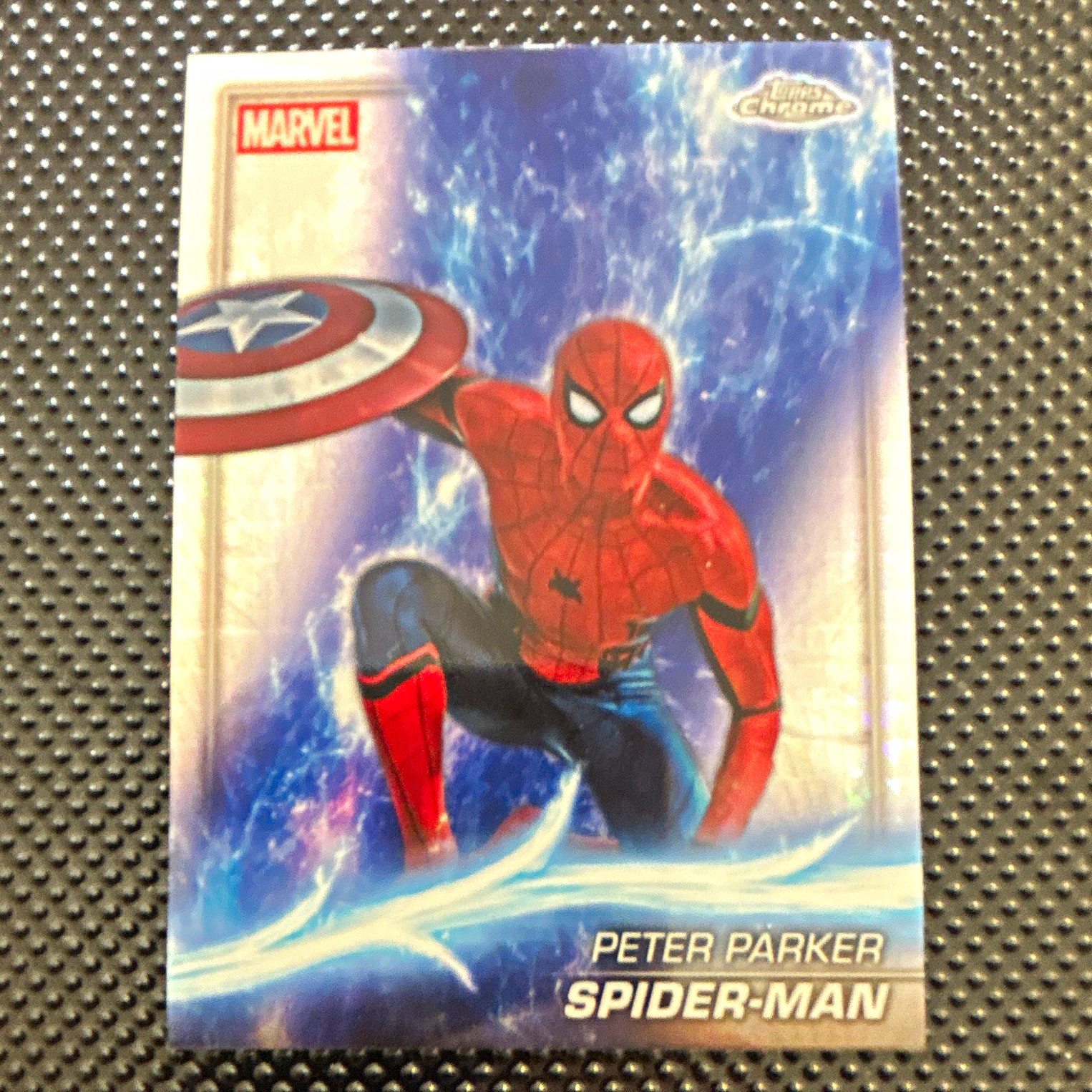 Topps 2025 Topps Chrome Spider-Man Peter Parker Rainbow Refractor 🔥Gradable🔥