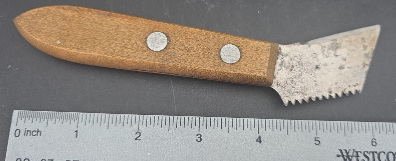 Vintage R.M.L. Fish Scaler & Knife Original 