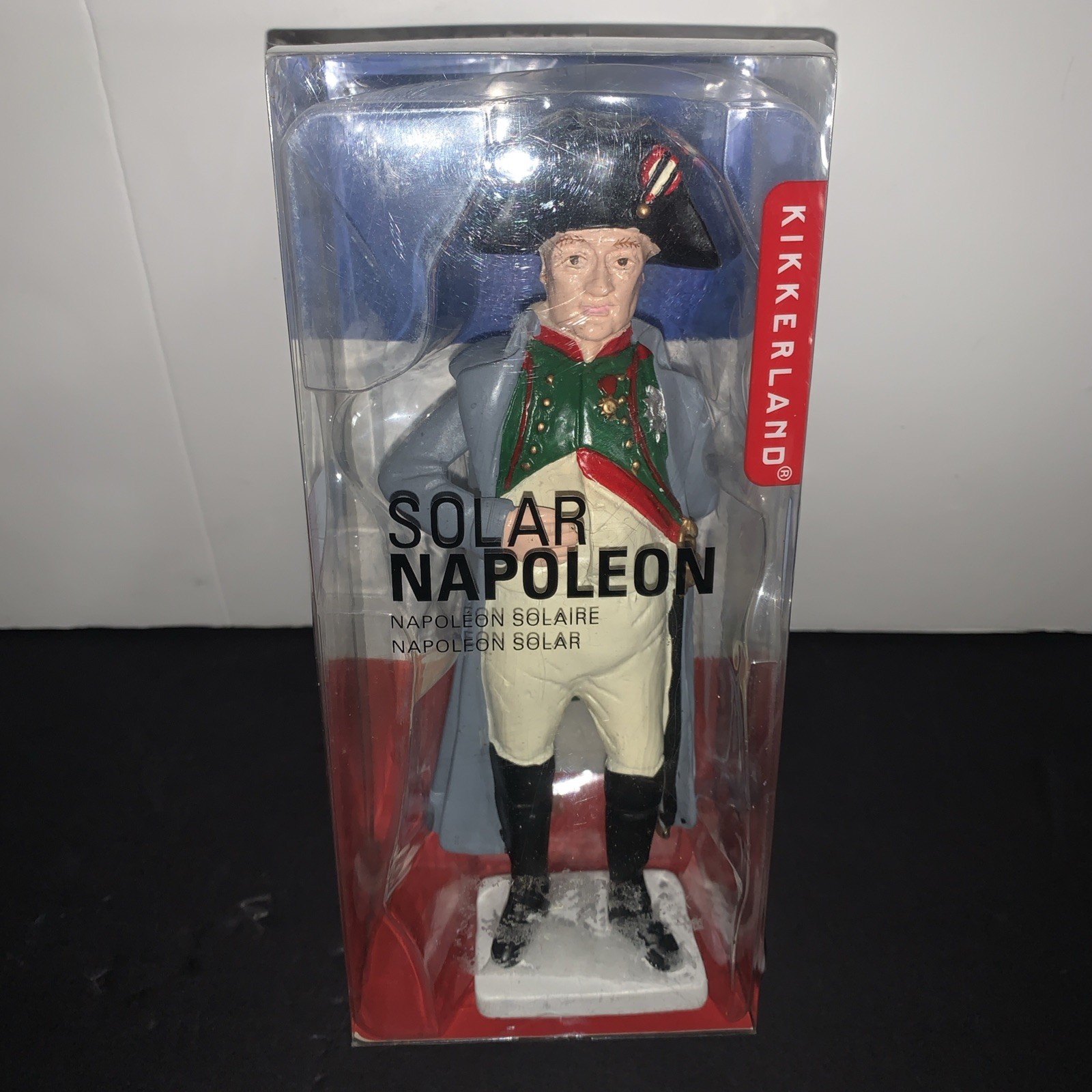 Kikkerland Solar Napoleon Figurine Chris Collicott Discontinued Moving Figure