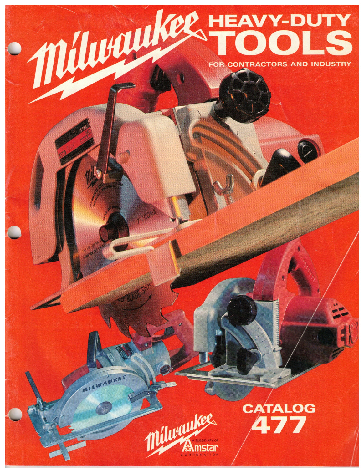 VINTAGE 1977 MILWAUKEE HEAVY-DUTY TOOLS CATALOG DRILLS/GRINDERS/SAWS/SAWZALL/++