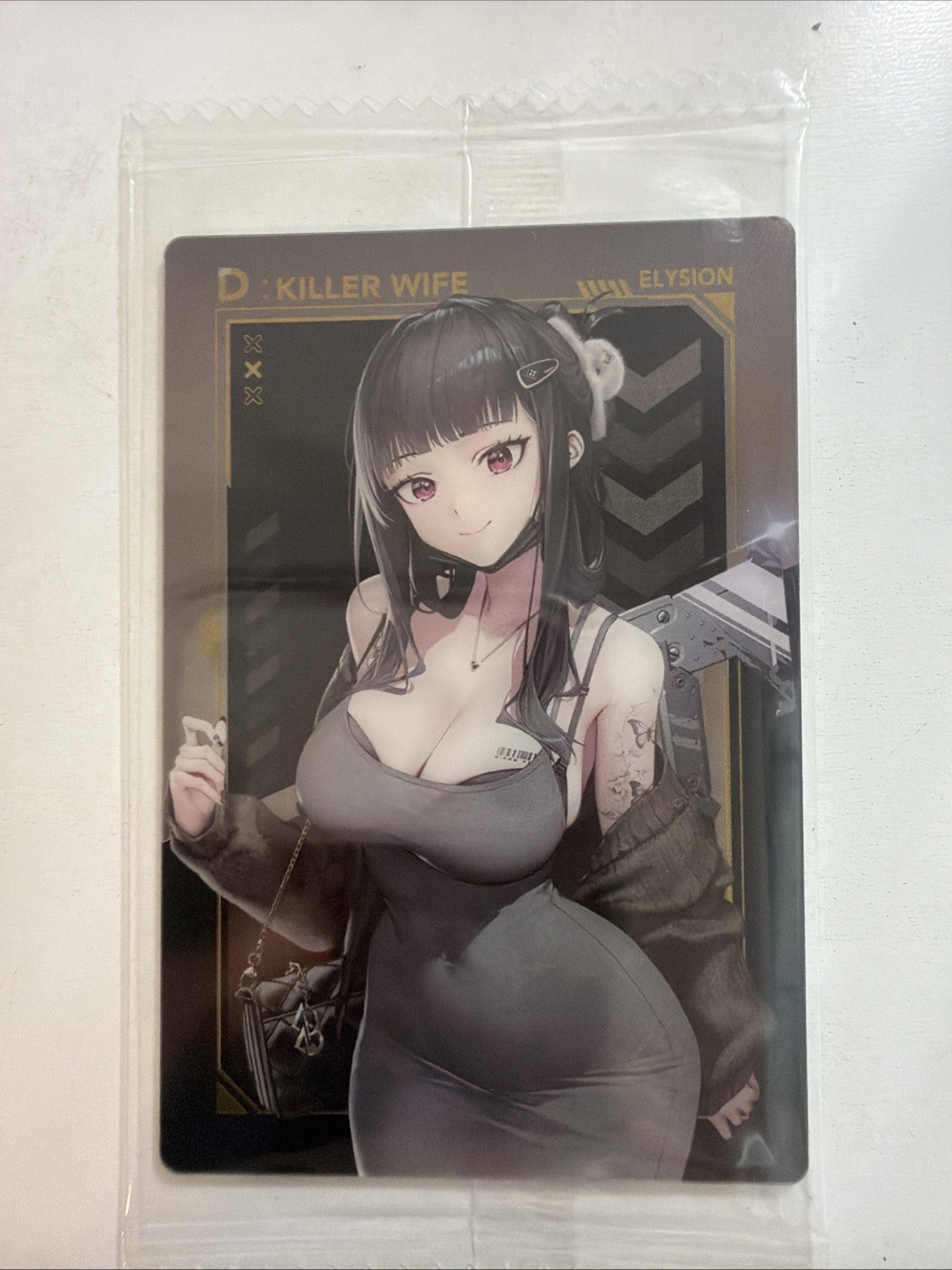 D : KILLER WIFE Goddess of Victory Nikke Wafer Card 3  №011  Bandai  SHIFT UP