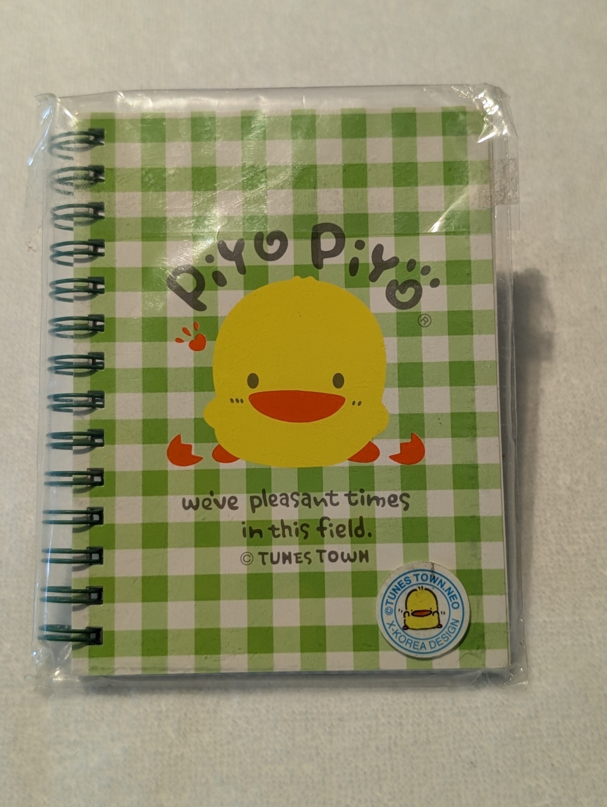 NEW Vintage “Piyo Piyo” Duck Mini Spiral Memo Pad (Neo Tunes Town); 
