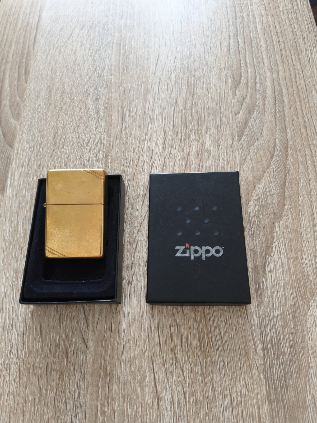 Zippo Vintage 1937 Replica Brass\' Brass New 2003