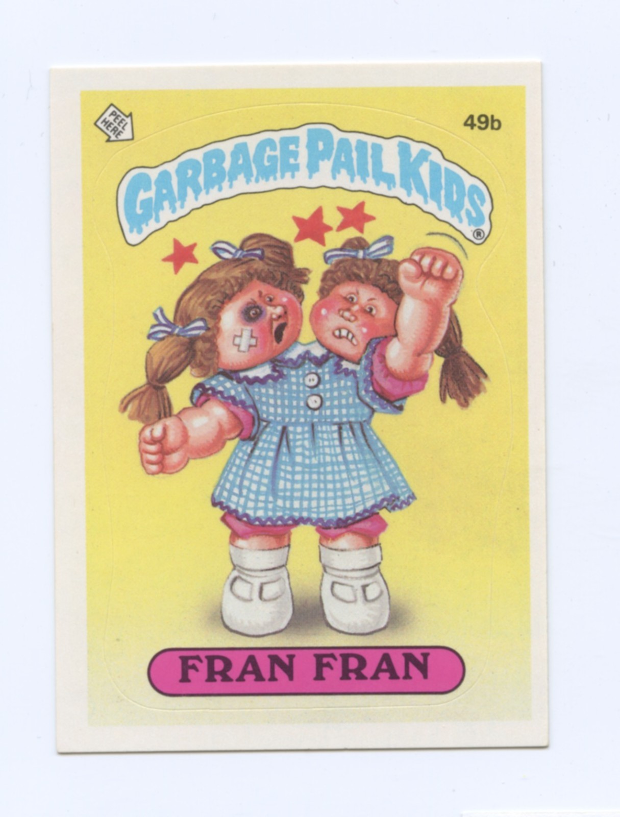 1985 Topps Garbage Pail Kids 2nd Series FRAN FRAN #49b