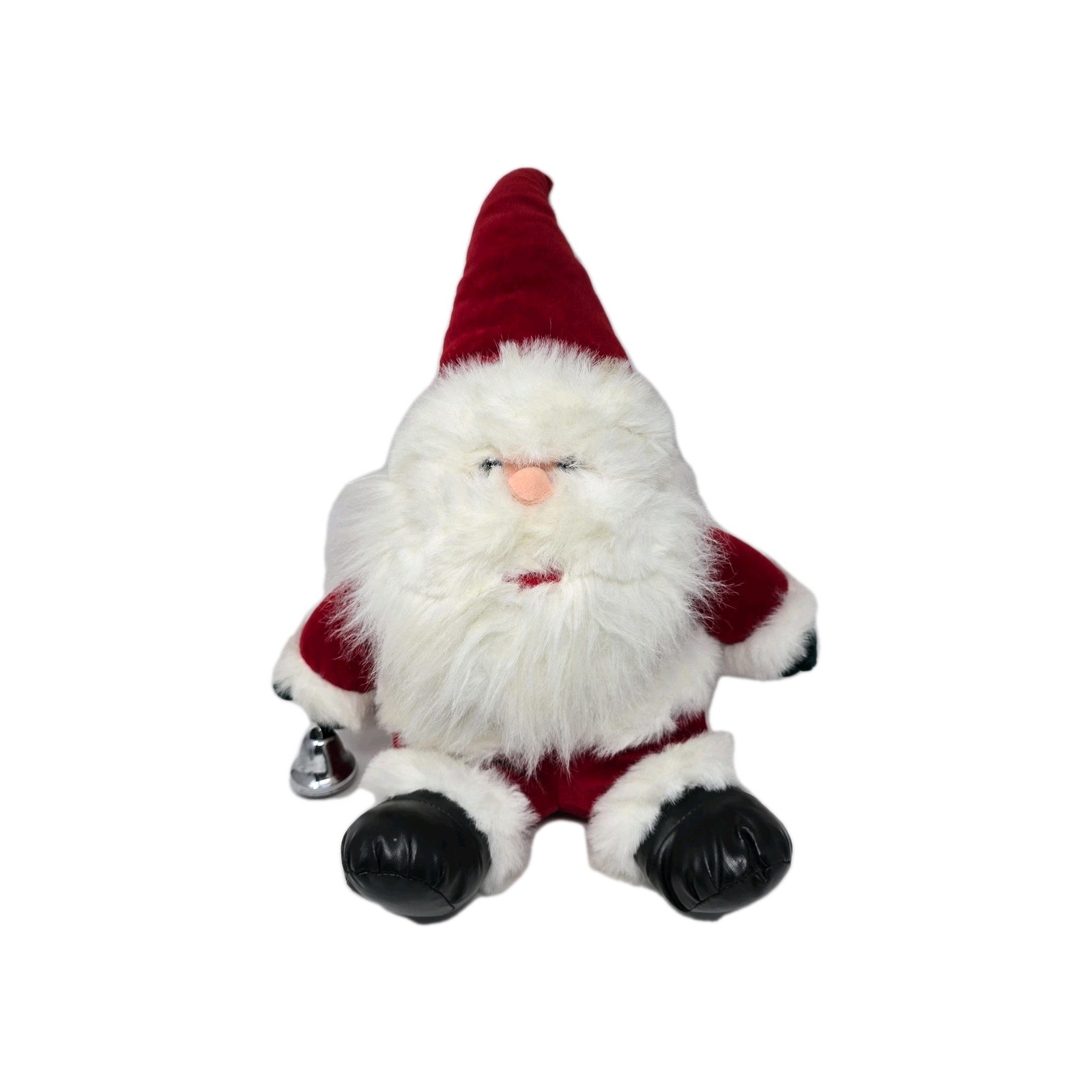 Vintage 1995 Herbergers Exclusive Collectible Santa Claus Plush With Bell 15\