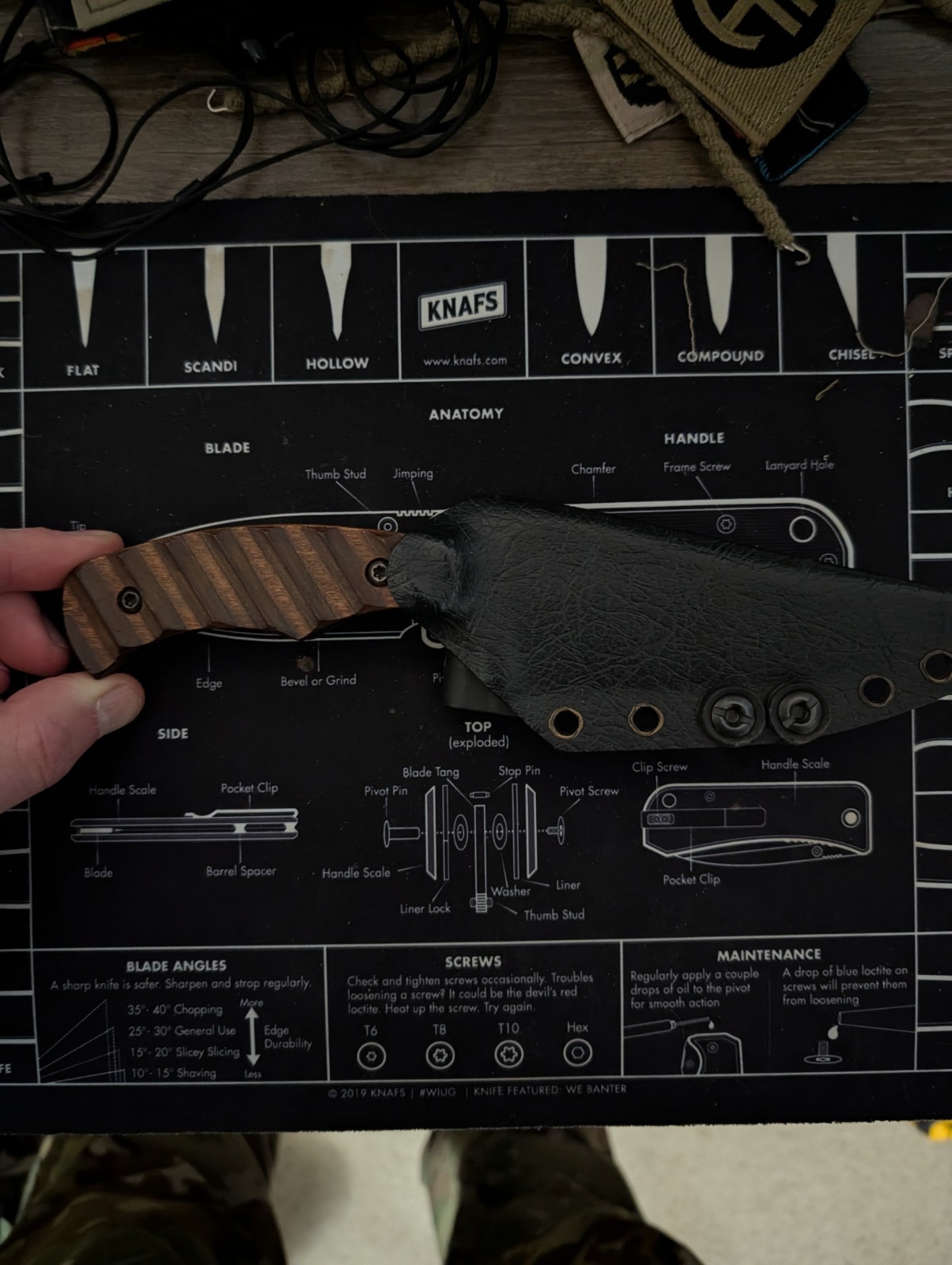 Toor Knives Early Production Raven With Walnut Handle