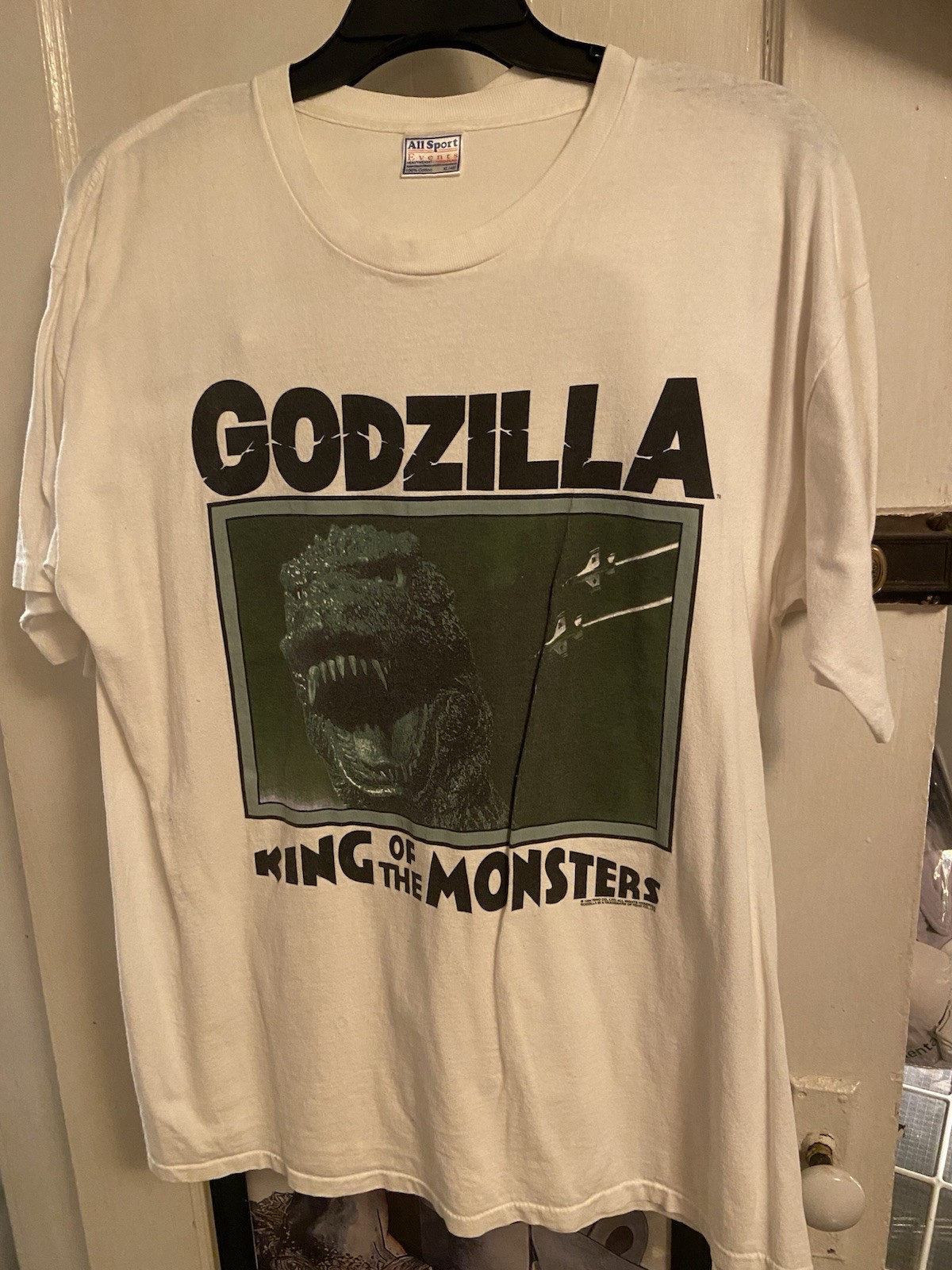Godzilla King of the Monsters promo t-shirt from 1994 RARE FIND