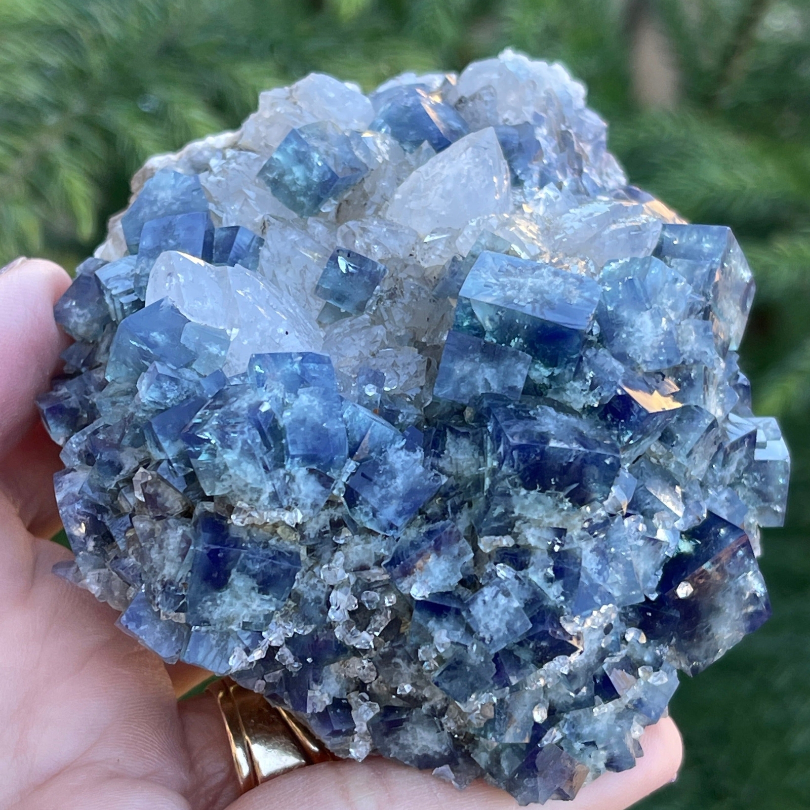 Fluorite New Find SuperNova Pocket 378grams