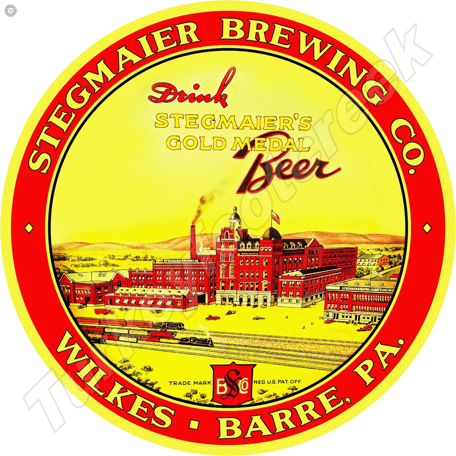 Stegmaier Brewing Co. 11.75\