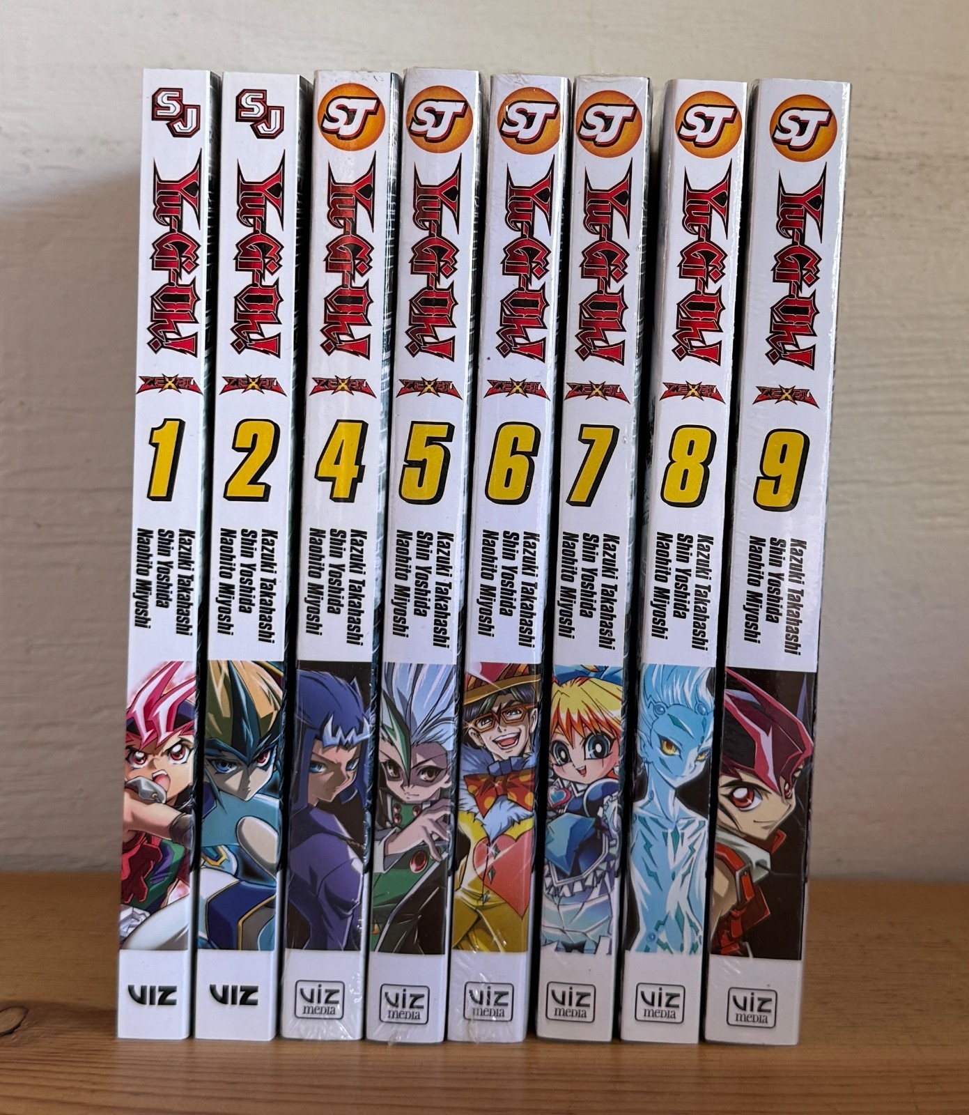 Yu Gi Oh ZEXAL (vol. 1,2,4-9) English Manga Graphic Novels