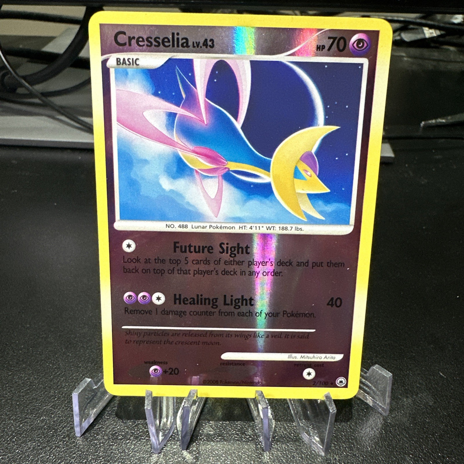 Cresselia 2/100 - Pokémon Majestic Dawn Reverse Holo Card