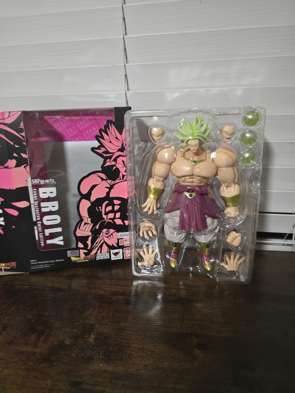 SDCC 2018 S.H.Figuarts Broly Event Exclusive Color Figuarts Dragon Ball Z Shf 