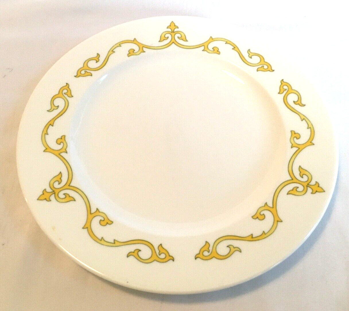 Pfaltzgraff Madelaine 8-1/8” Accent Salad Plate Yellow Trim OR Dessert Plate VTG