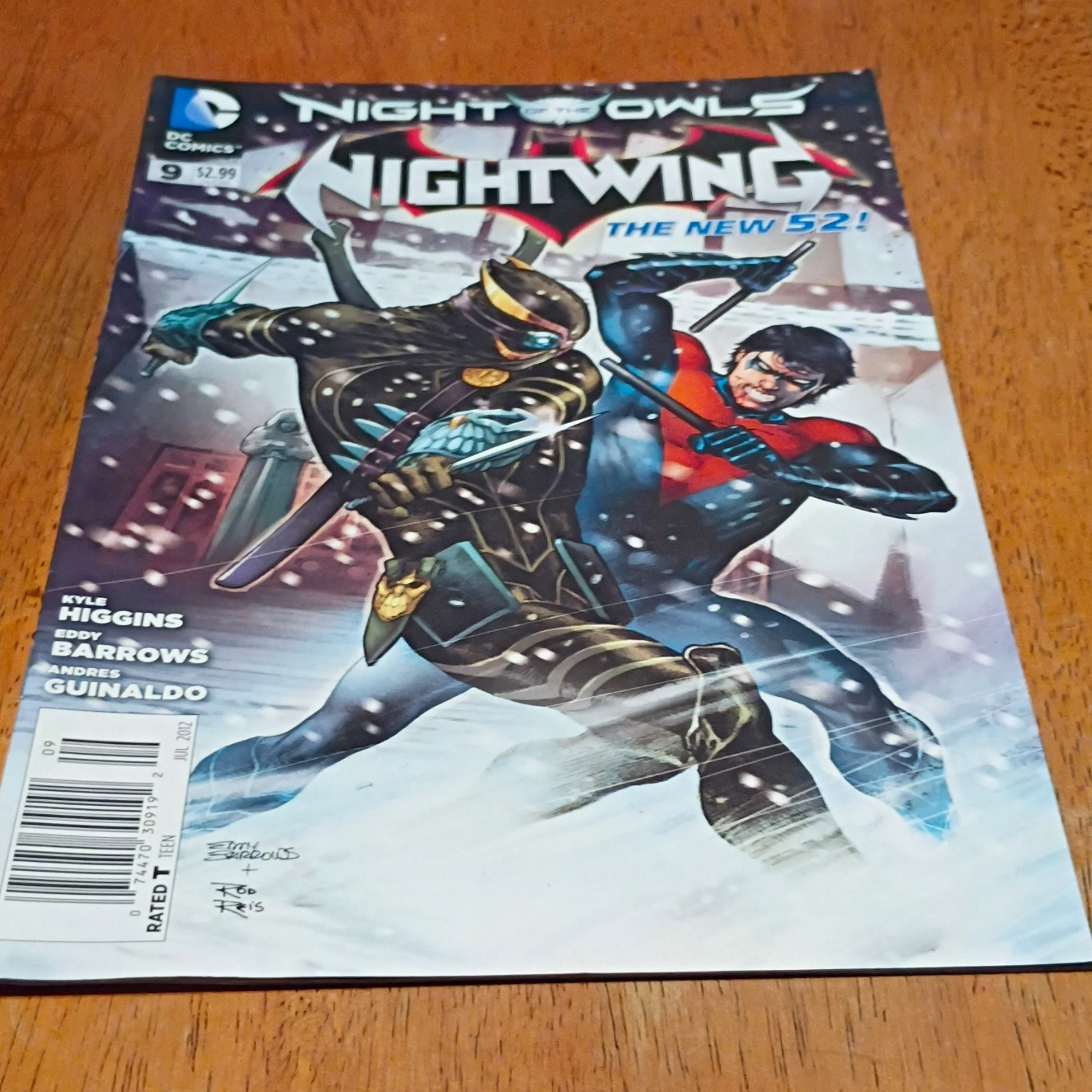 DC Comics Nightwing #9 Night of the Owls (New 52) Nightwing Talon