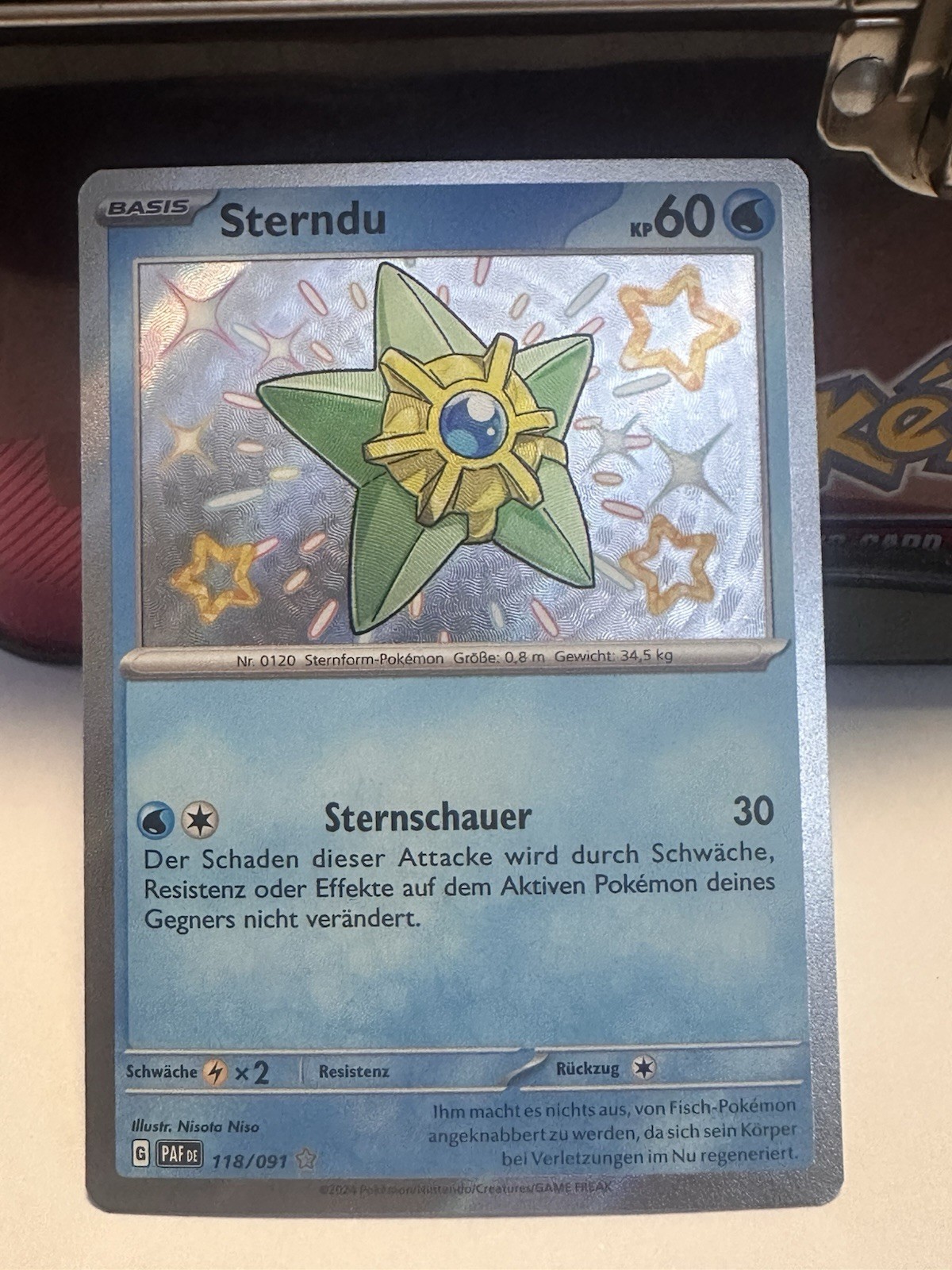 Pokemon Sterndu 118/091 Shiny 🇩🇪