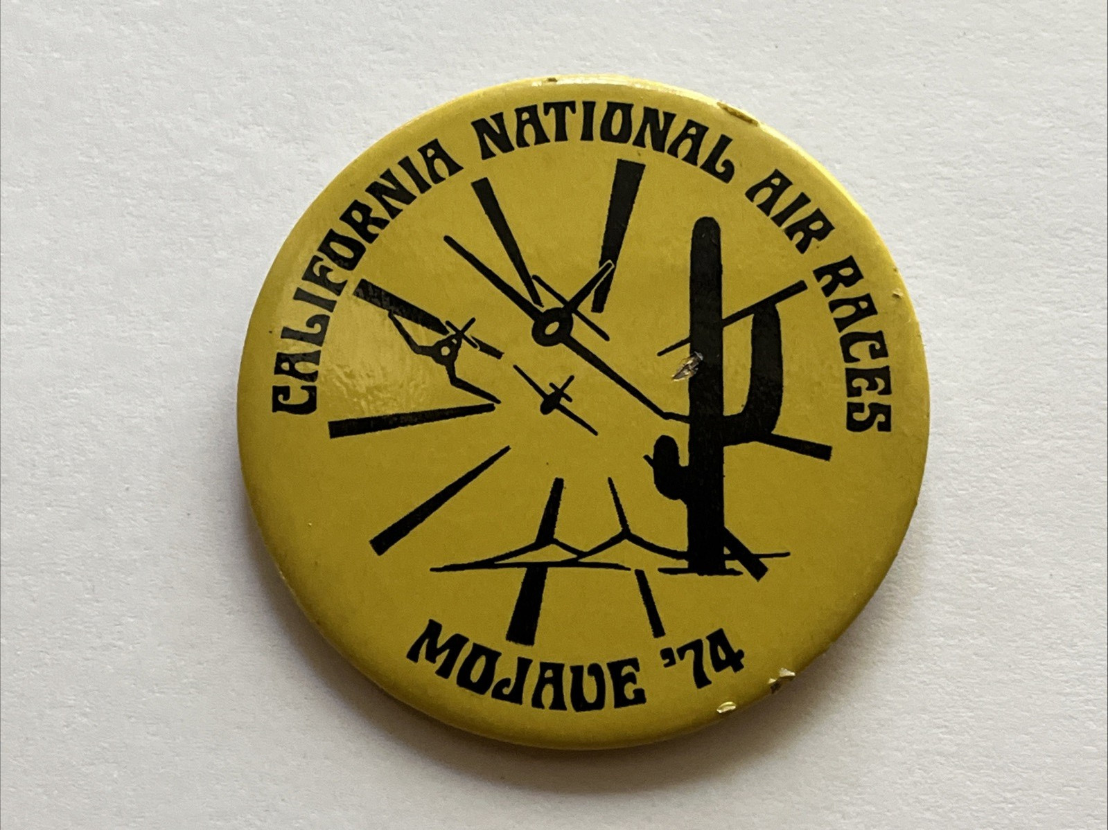 Vintage 1974 California National Air Airplane Races Mojave \