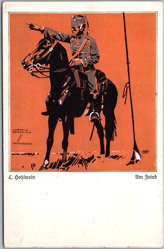 WWI German Art Postcard 