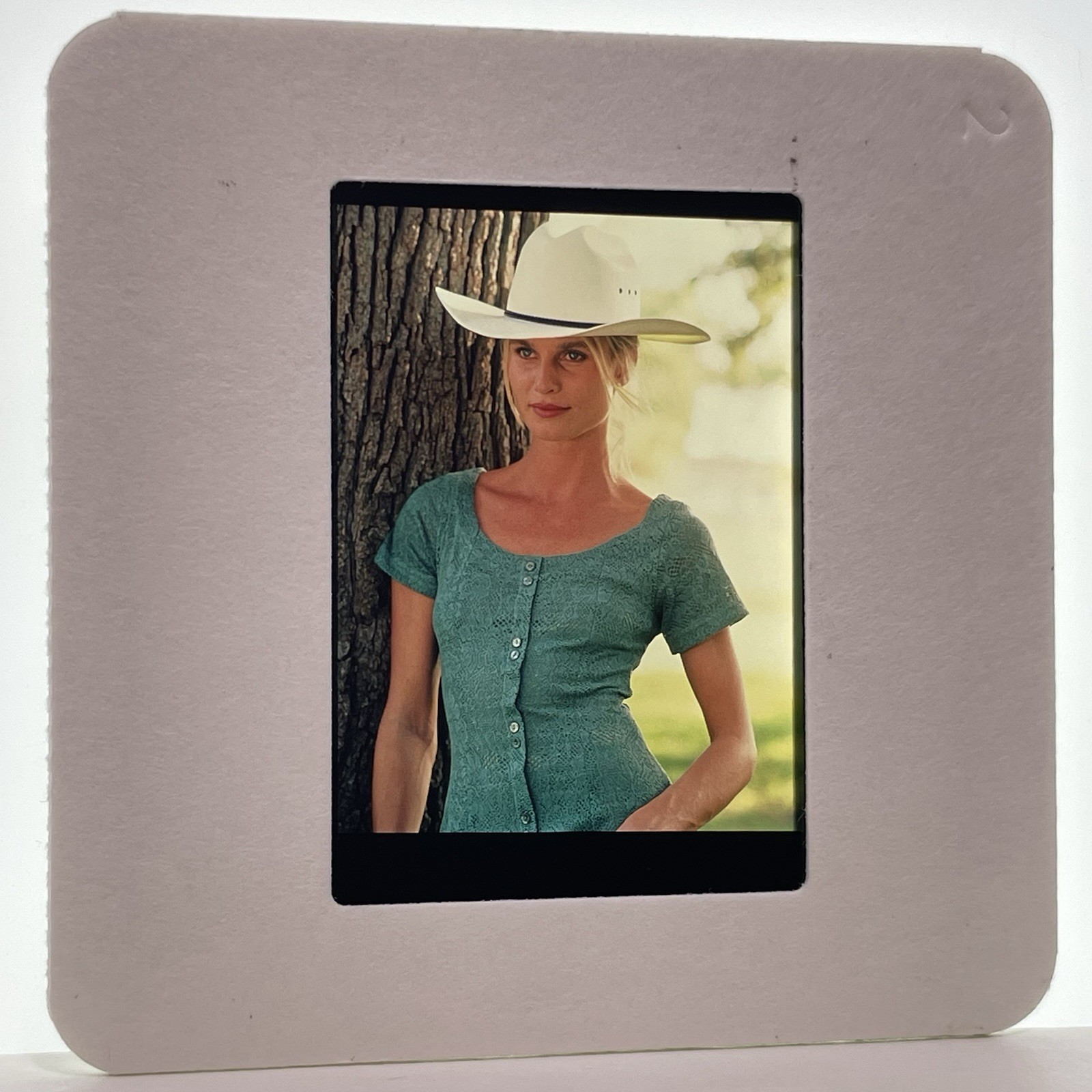 Vintage 35mm Slide of Nicollette Sheridan Actress #1