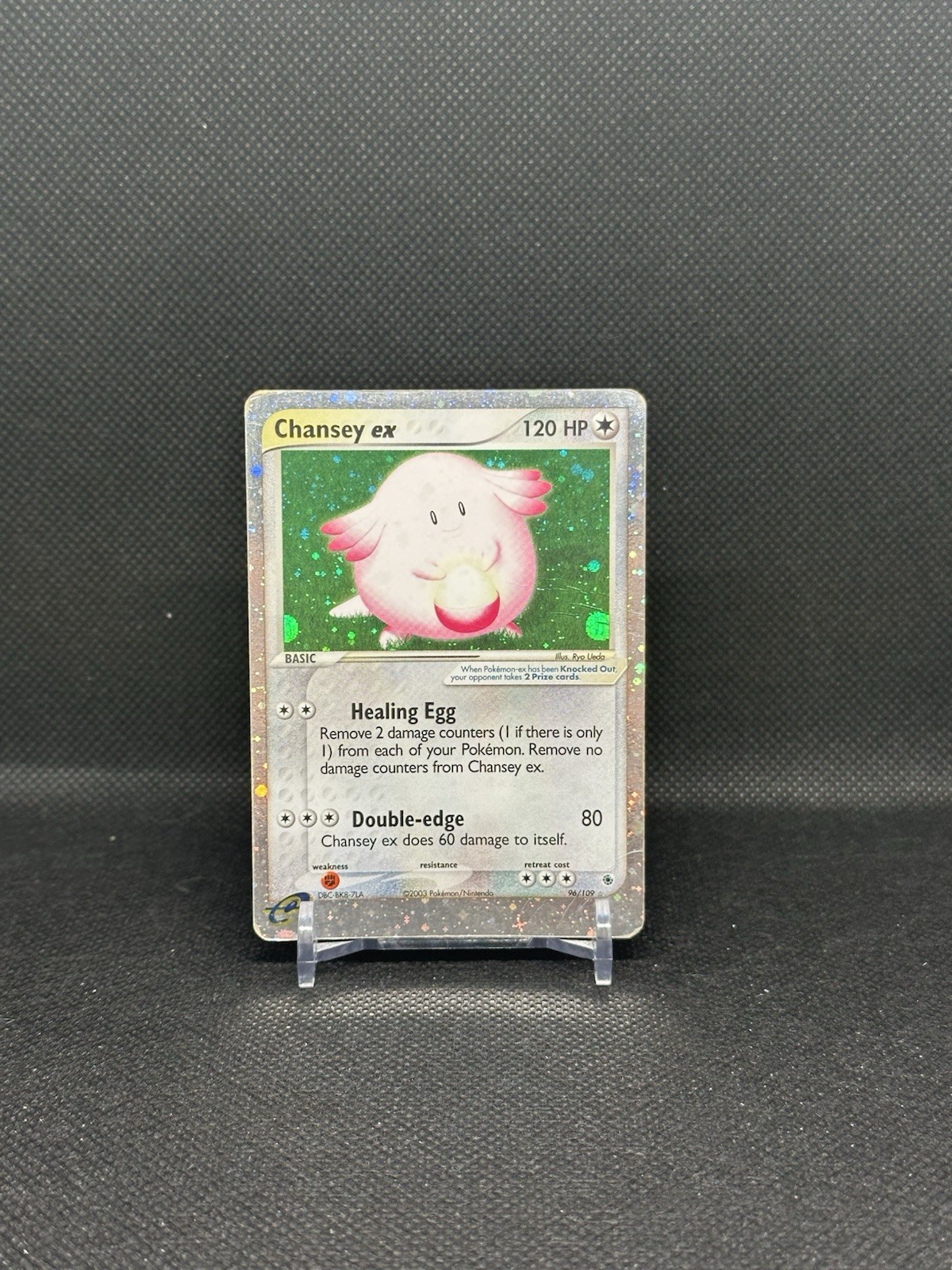Pokémon TCG Ruby & Sapphire Chansey EX Holo Ultra Rare Card 2003 96/109 