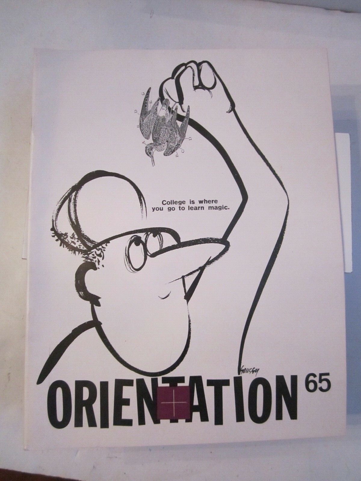 1965 METHODIST STUDENT MOVEMENT BOOKLET ON COLLEGE ORIENTATION  -  RH-4