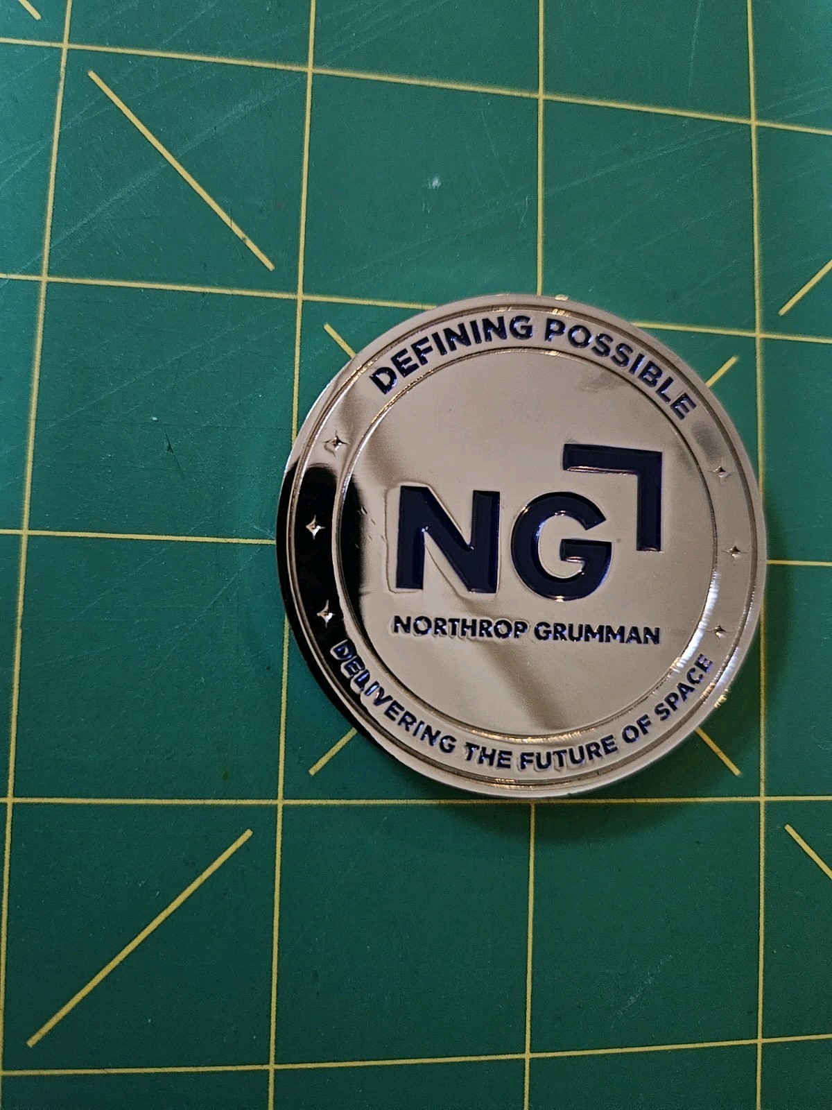 Northrup Grumman Global Supply Chain Challenge Coin Space \