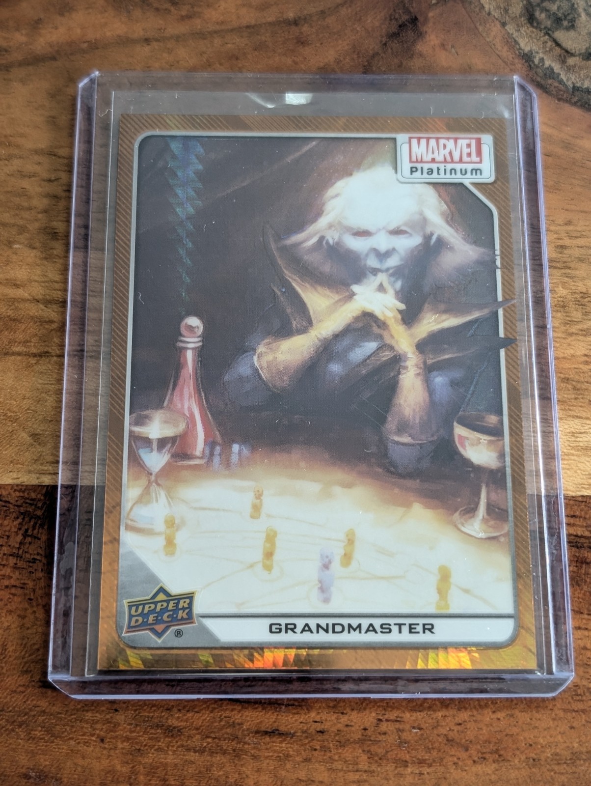 2023 UD Marvel Platinum Grandmaster Amber Crystals /5