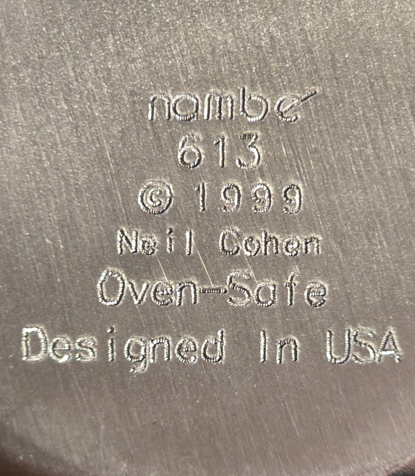 Pre-owned Vintage 1999 #613 Nambe Handled Serving 10