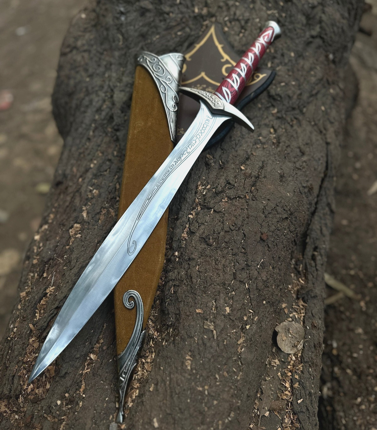 Handmade Bilbo’s Fantasy Sword Replica Elven Dagger, 22 Inches Gift Him Handmade Bilbo’s Fantasy Sword Replica Elven Dagger, 22 Inches Gift Him