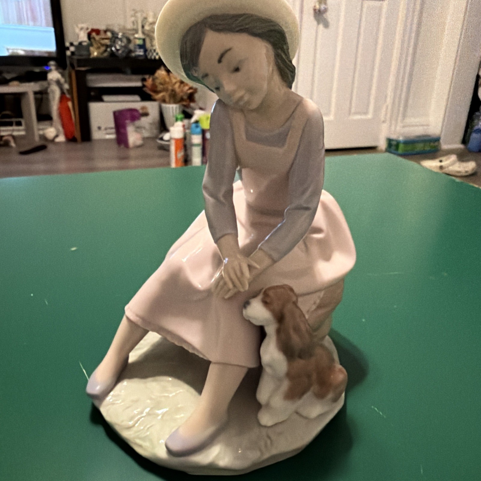 Lladro 7645 By My Side RETIRED Rare  Glossy Mint  No Box