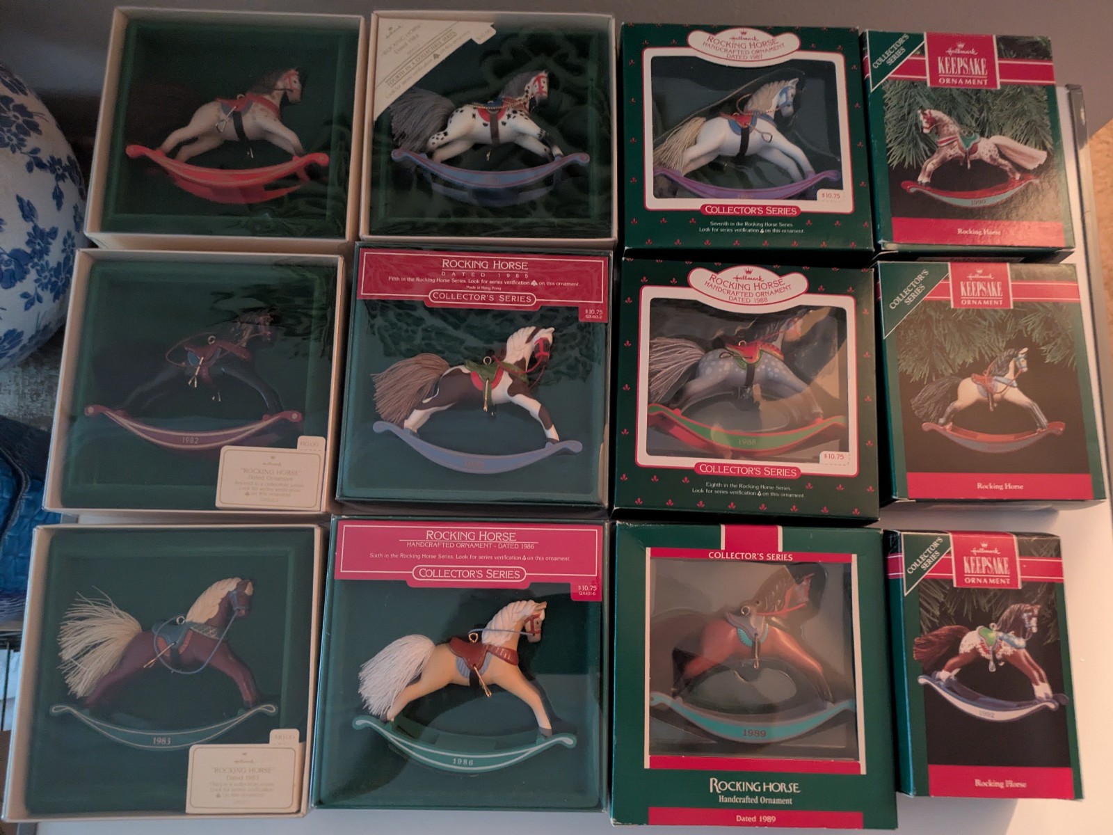 Vintage Hallmark Rocking Horse Collection (1981-1996 Set + Specials) - Boxed Exc