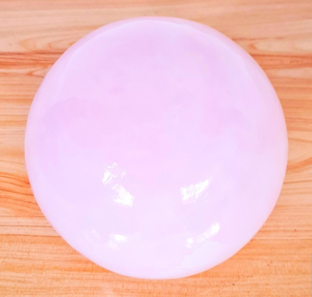 Pink Mangano Calcite Sphere Ball UV Reactive Fluorescent Glow Healing Crystal Uv