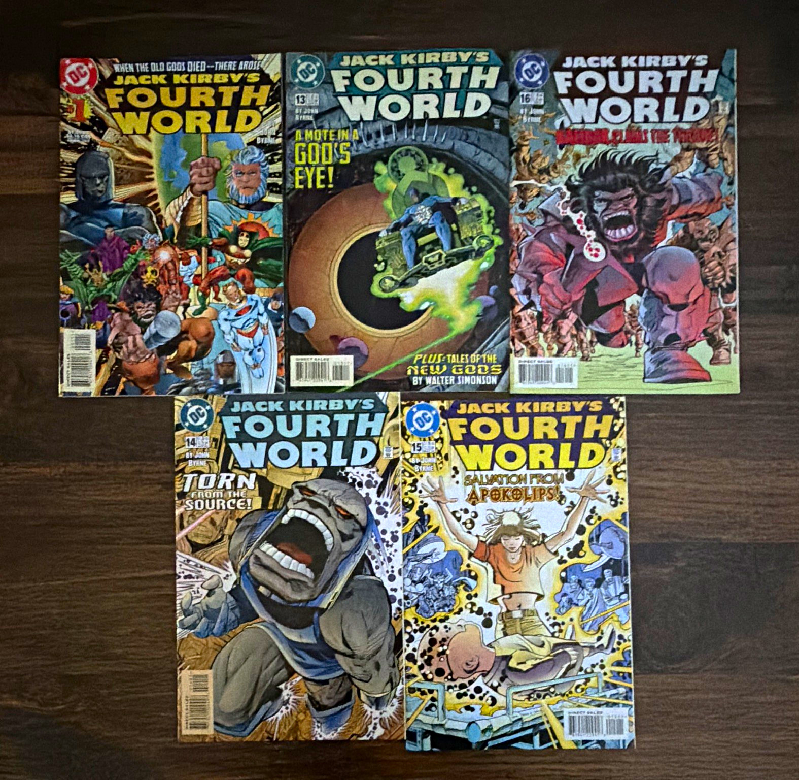 Jack Kirby\'s Fourth World DC Comics Lot #13 #14 #15 #16 Darkseid Kalibak