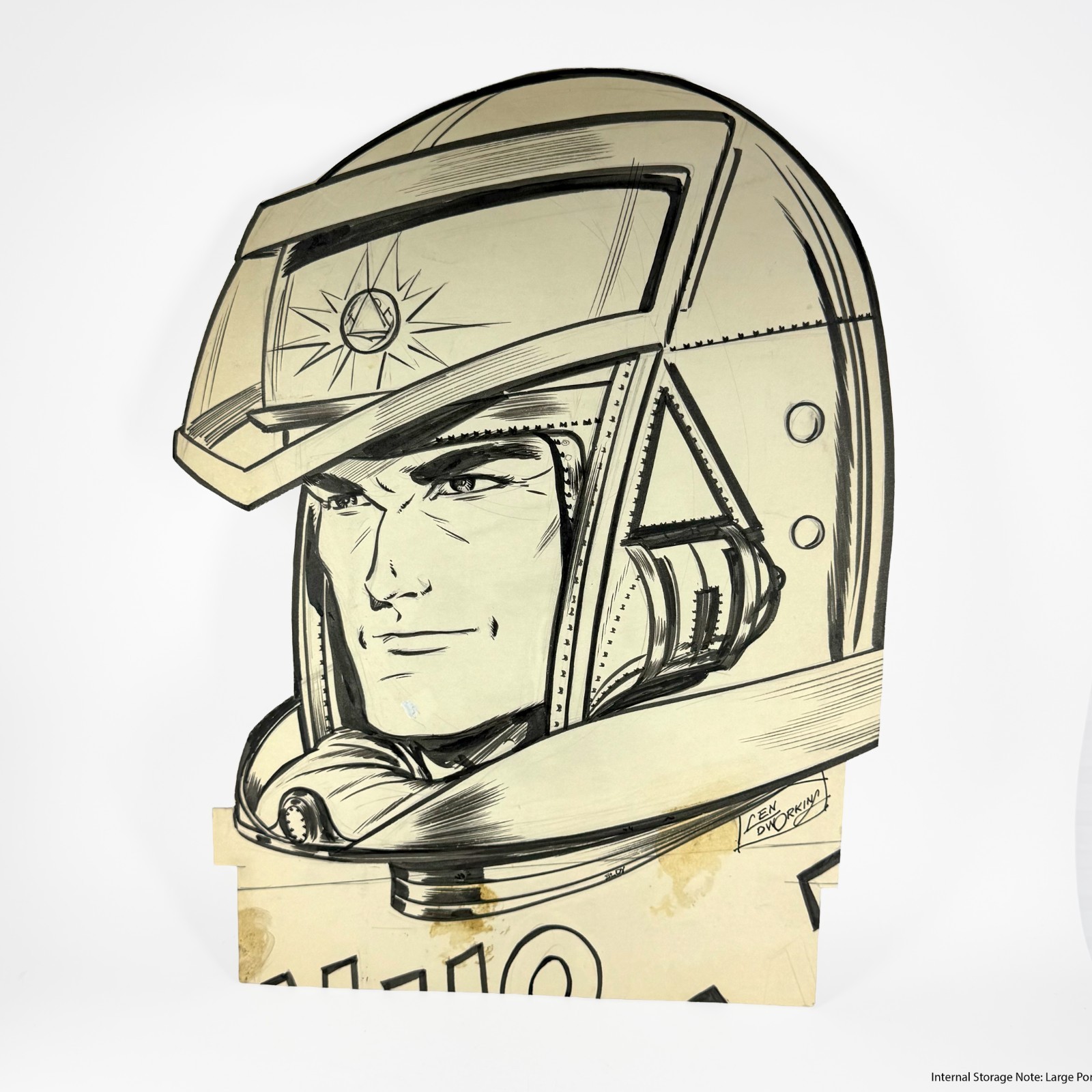 Len Dworkins Buck Rogers Mock Up Artwork Advertizing - BIG 16'