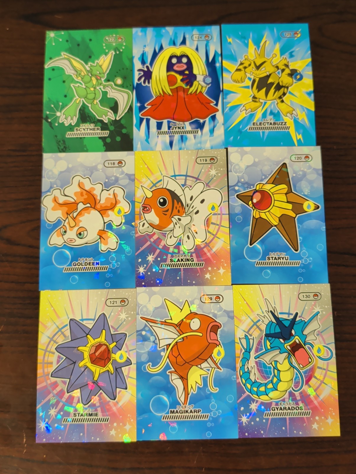 Pokémon Pocketbook Cards Group 3