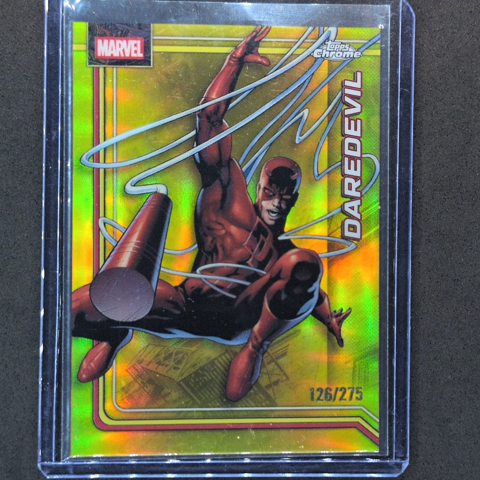 Topps 2026 Chrome Marvel Daredevil #025 Autograph Serial Numbered /275